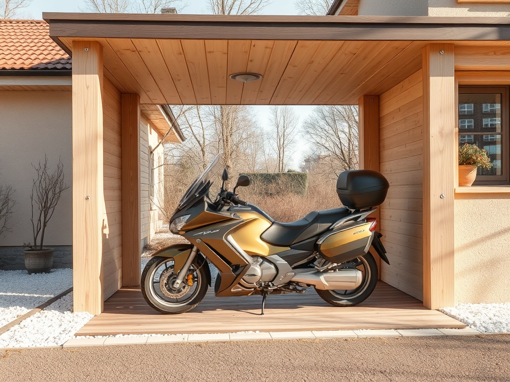 moredereva.ru | Навес для автомобиля из клееного бруса