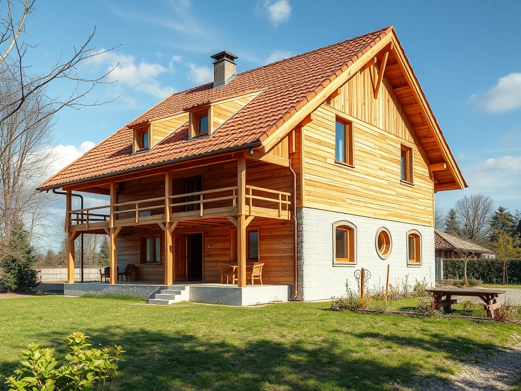 moredereva.ru | Фотоотчет строительства дома из клееного бруса за 4 месяца